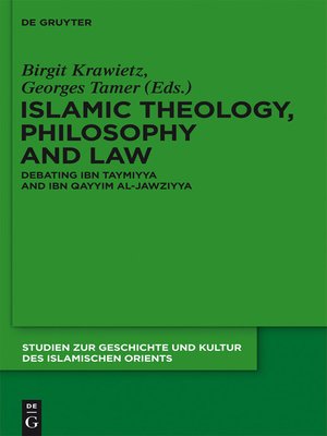 cover image of Islamic Theology, Philosophy and Law